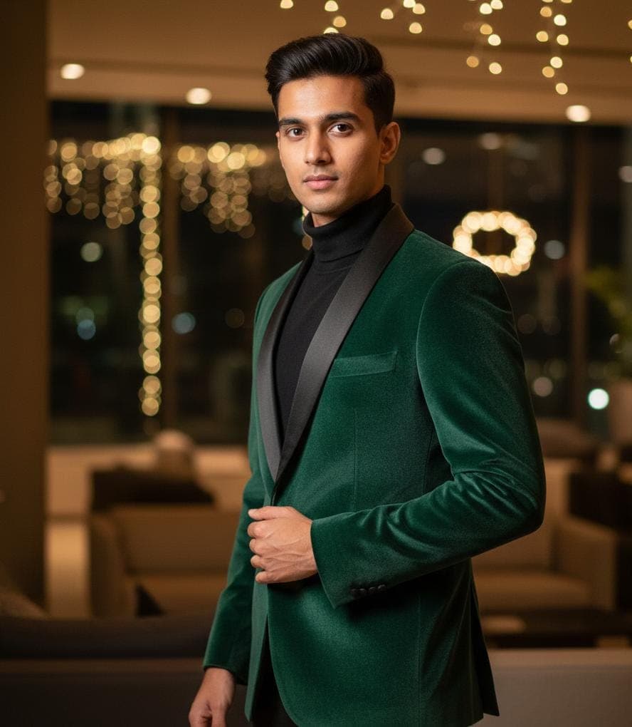 Midnight Luxe Party Blazer