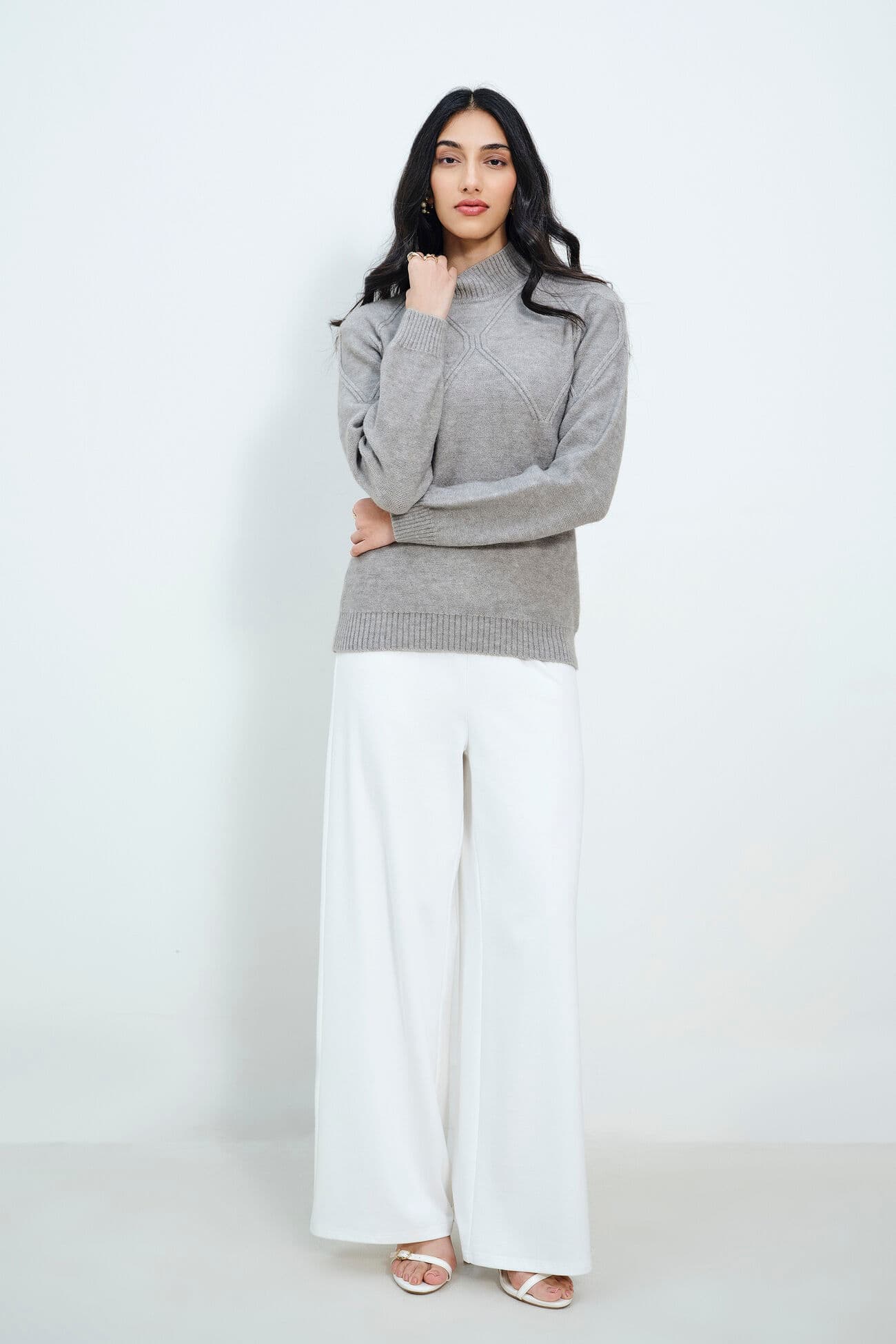 Serene Grey Sweater