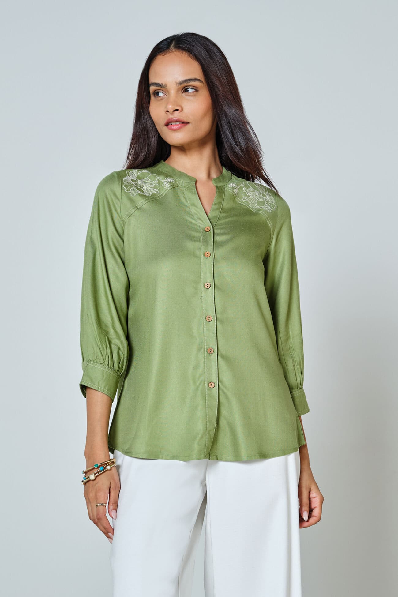 Teresa Embroidered Shirt