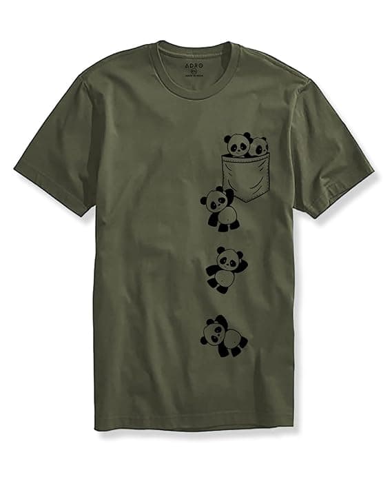 ADRO Men's Cotton Regular Fit T-Shirt