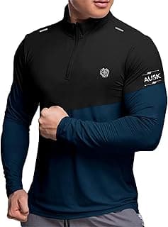 Men Blue & Black Full Sleeve Winter Hoodie Sweatshirt Casual Wear