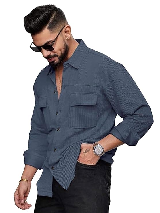 Blue Denim Casual Shirt