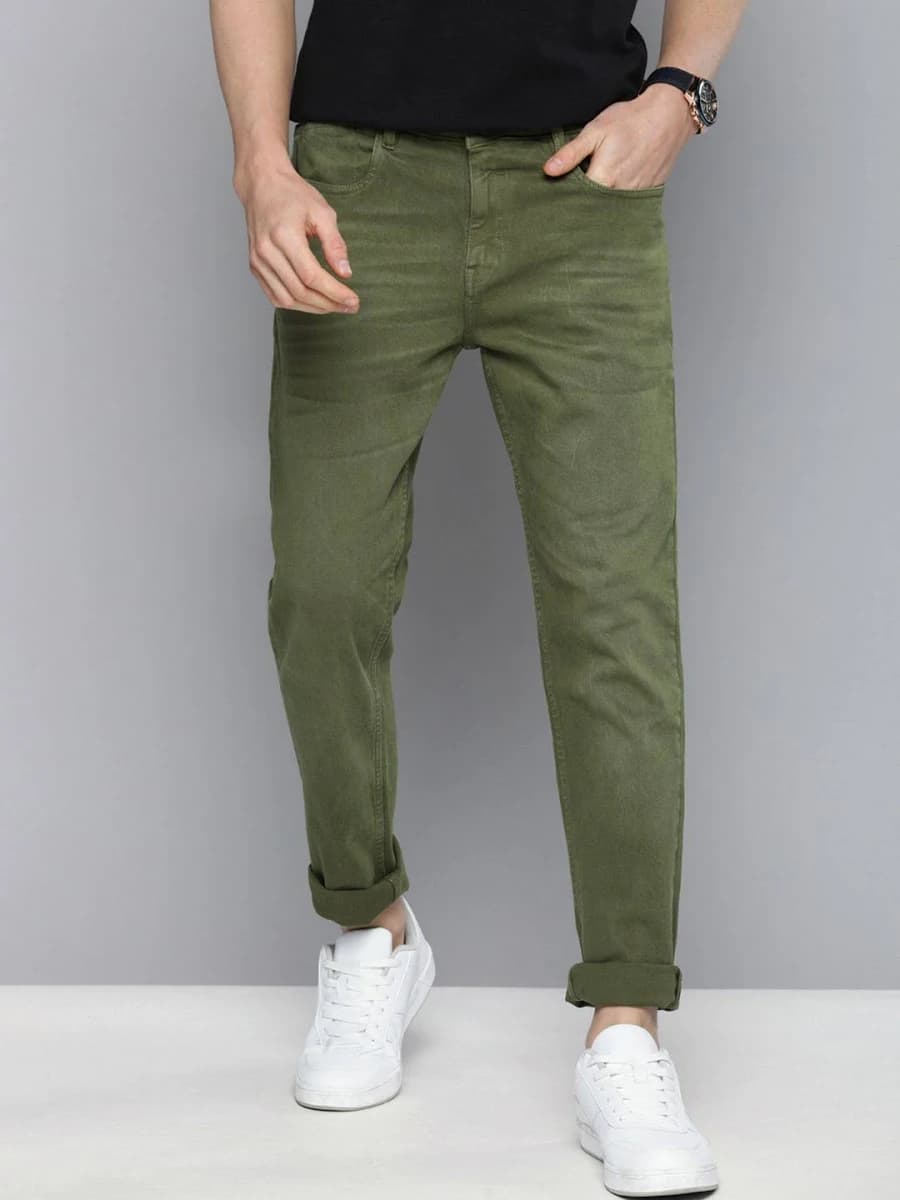 Olive StreetFlex Tapered Denim Jeans
