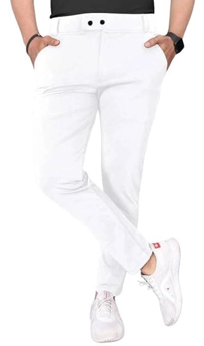 Off White Casual Comfort Trousers