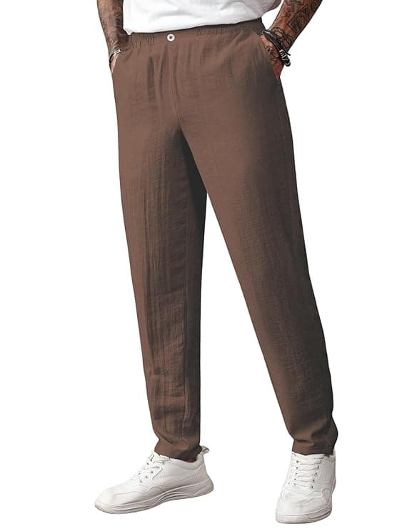 Dark Brown Casual Comfort Trousers