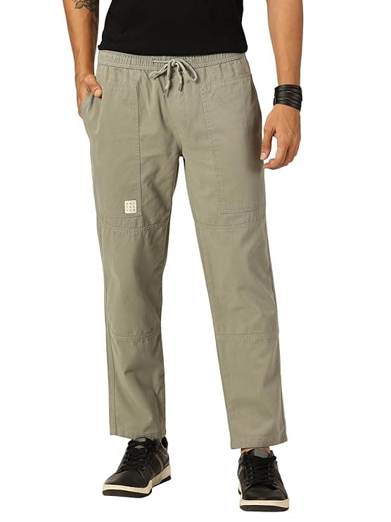 Drawstring Casual Trousers